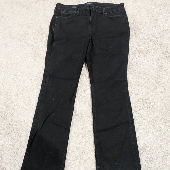 NYDJ Marilyn Straight Black Size 14P - Picture 1 of 9